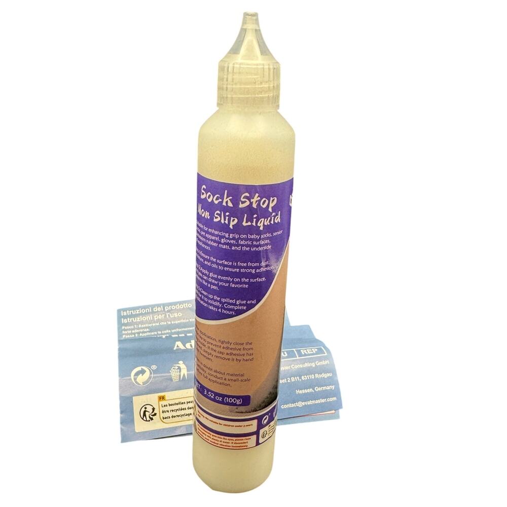 1DFAUL Sock Stop Non-Slip Liquid Anti-Slip Adhesive Waterproof 3.52 Oz / 100g